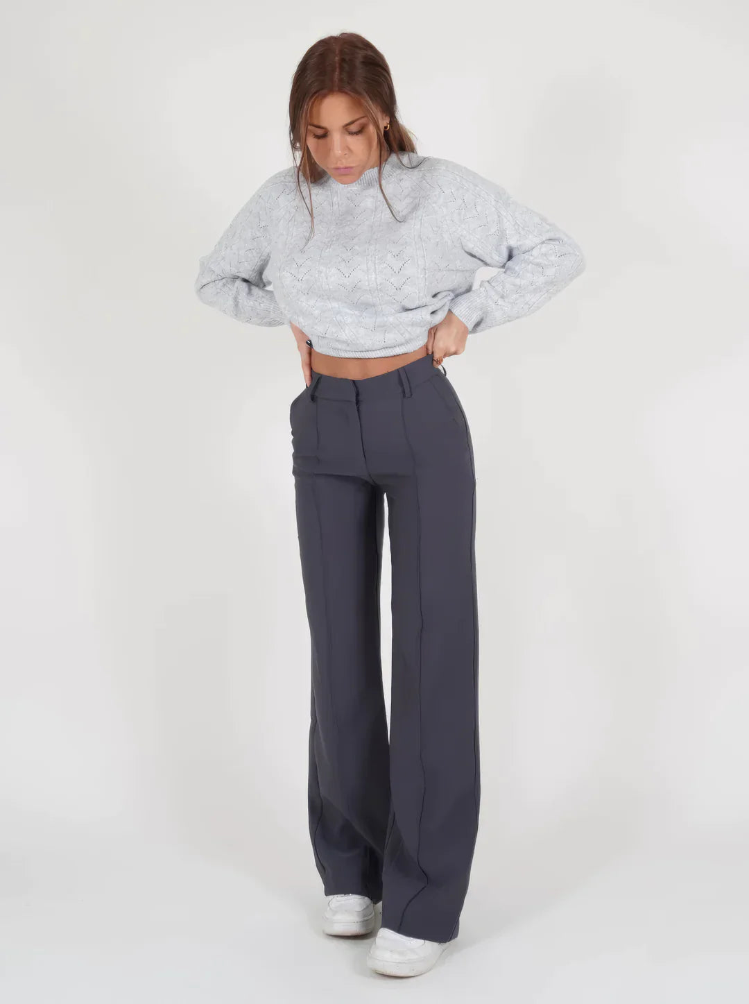 Eva | Fashionable Flared Trousers