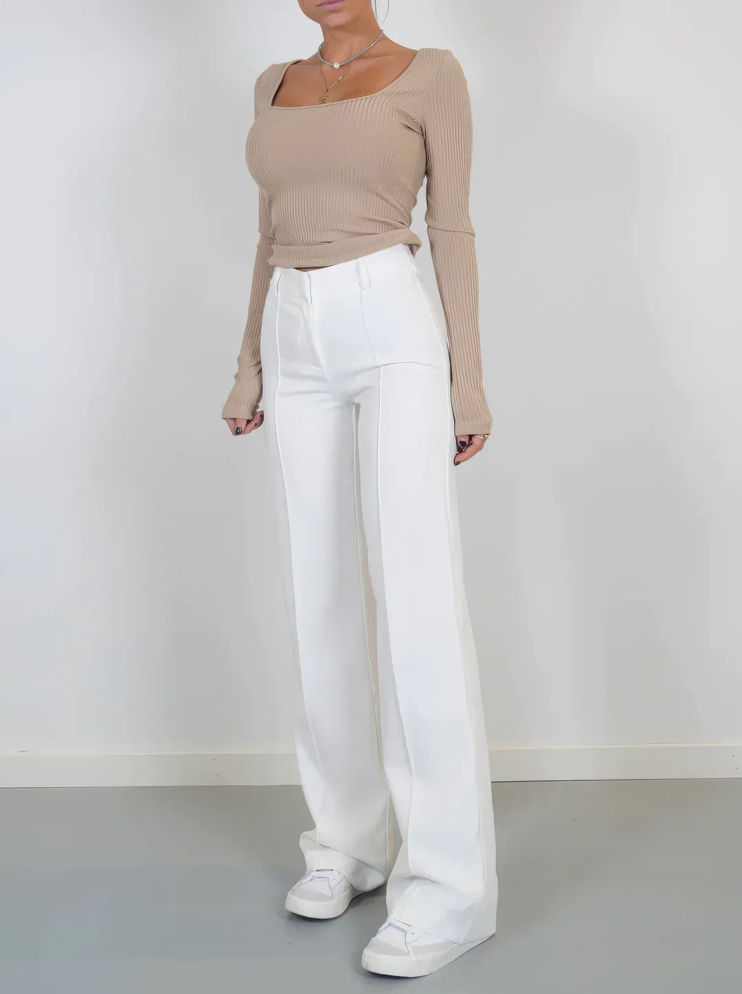 Eva | Fashionable Flared Trousers