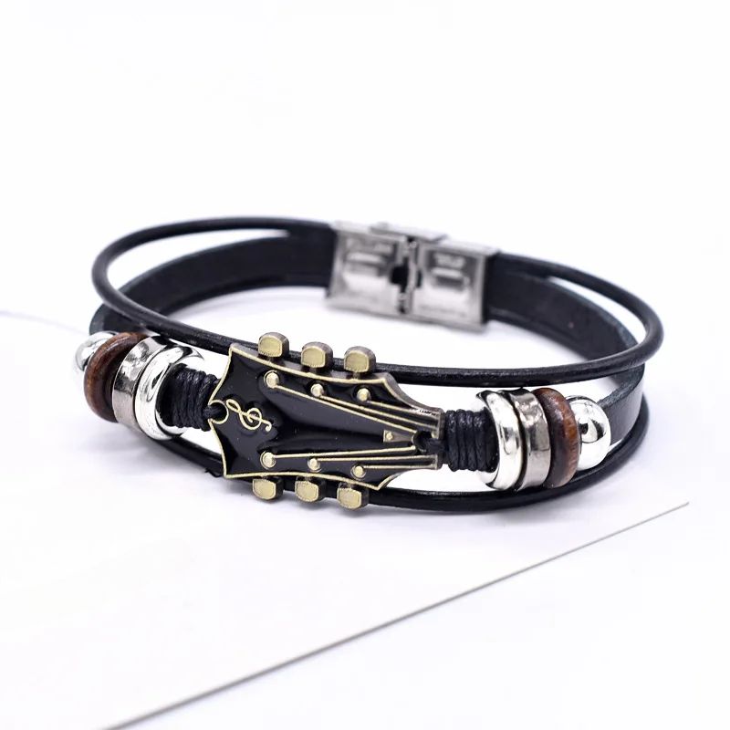 Guitarista - Guitare Cuir Bracelet