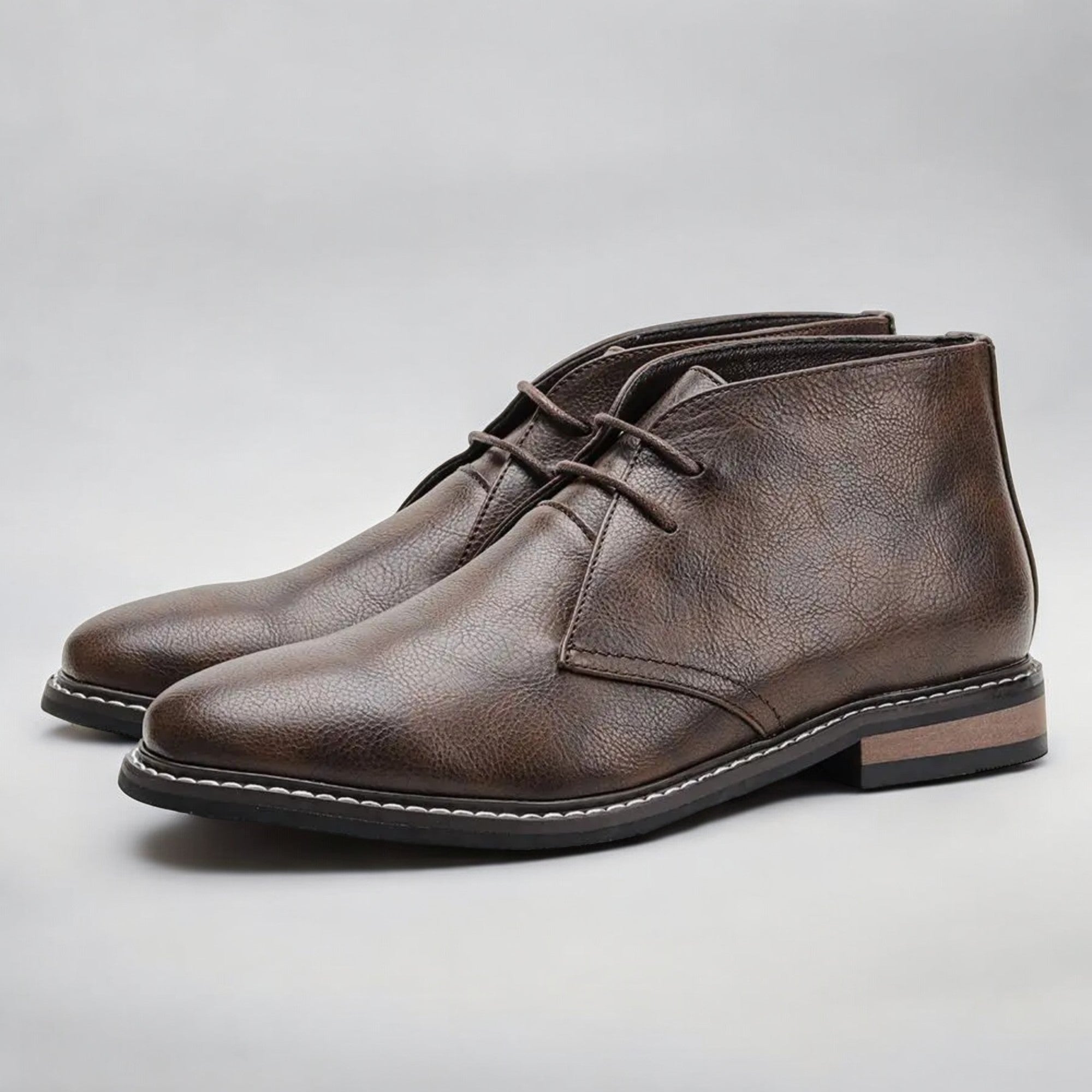 Bruneo - Bottines en Cuir Faites Main