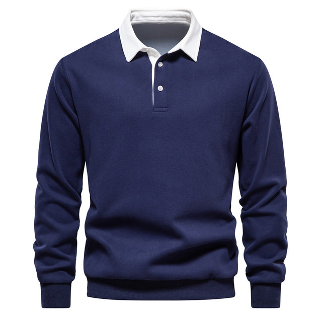 Eugen - Sweatshirt Classique d'hiver Style Polo