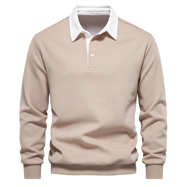 Eugen - Sweatshirt Classique d'hiver Style Polo