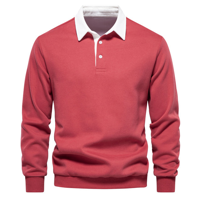 Eugen - Sweatshirt Classique d'hiver Style Polo