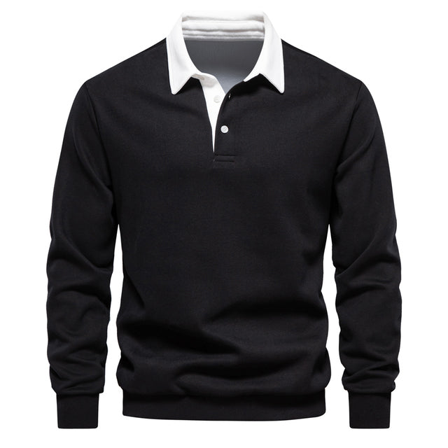 Eugen - Sweatshirt Classique d'hiver Style Polo