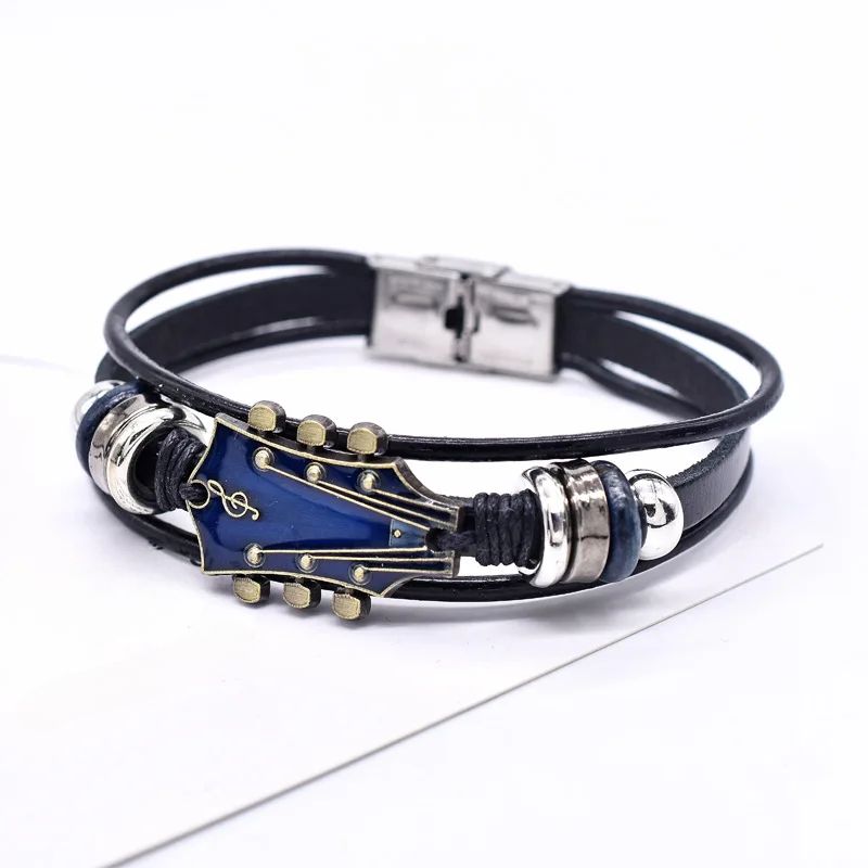 Guitarista - Guitare Cuir Bracelet