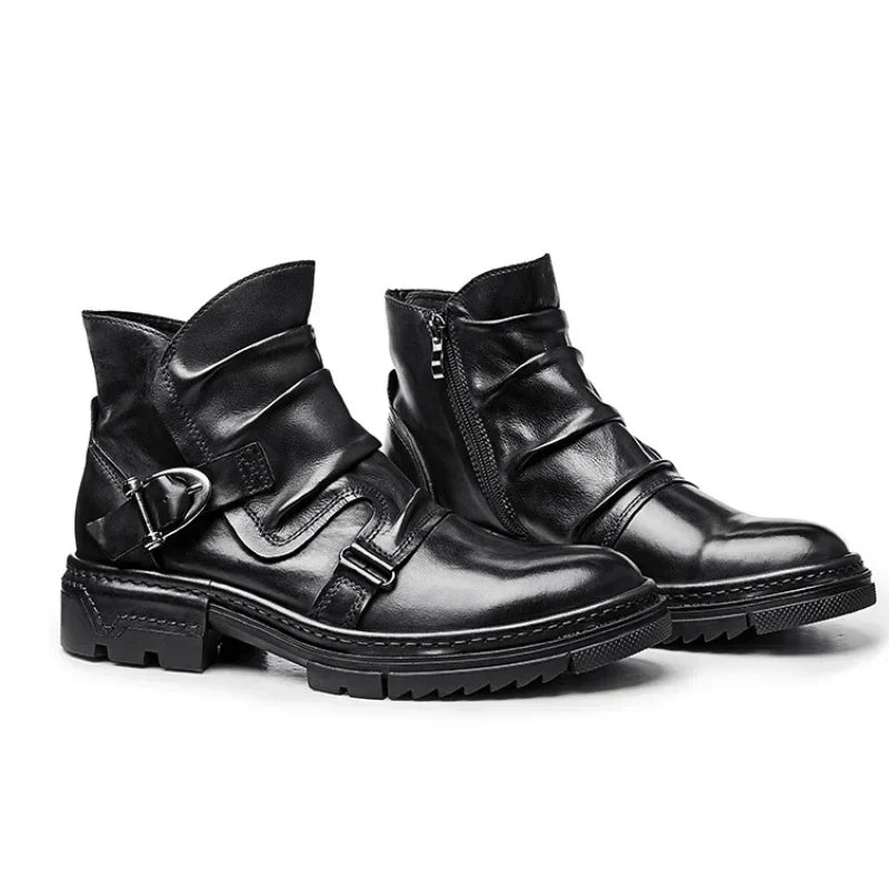 Arjen - Bottes De Motard En Cuir