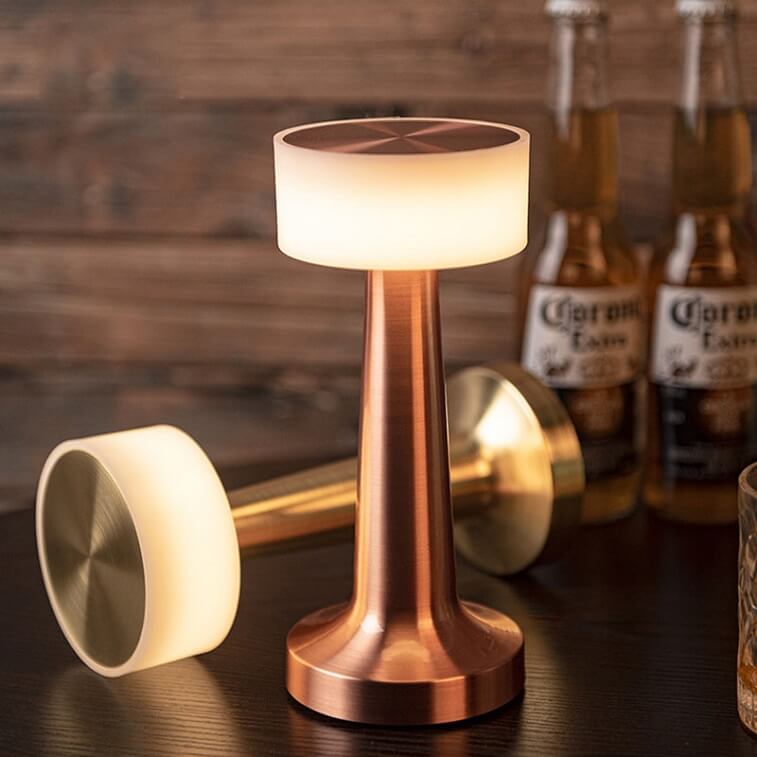 BrassGlow - Lampe de Table Pour Bar de Restaurant