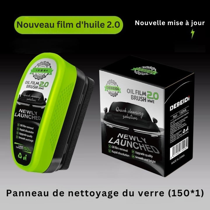 ClearShield - Puissant Huile Film Essuie-glace Film