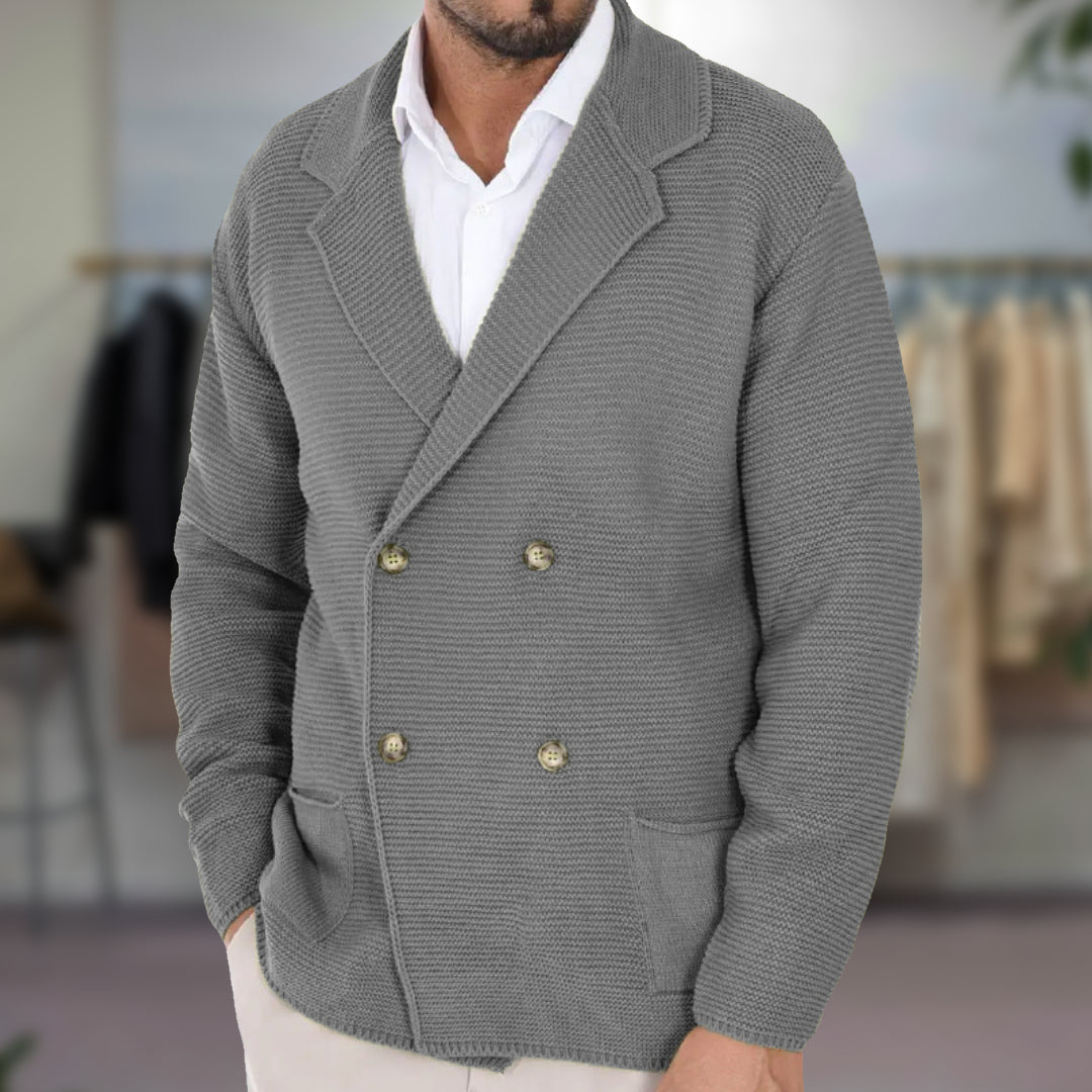 Benard - Veste En Maille Doublement Boutonnée