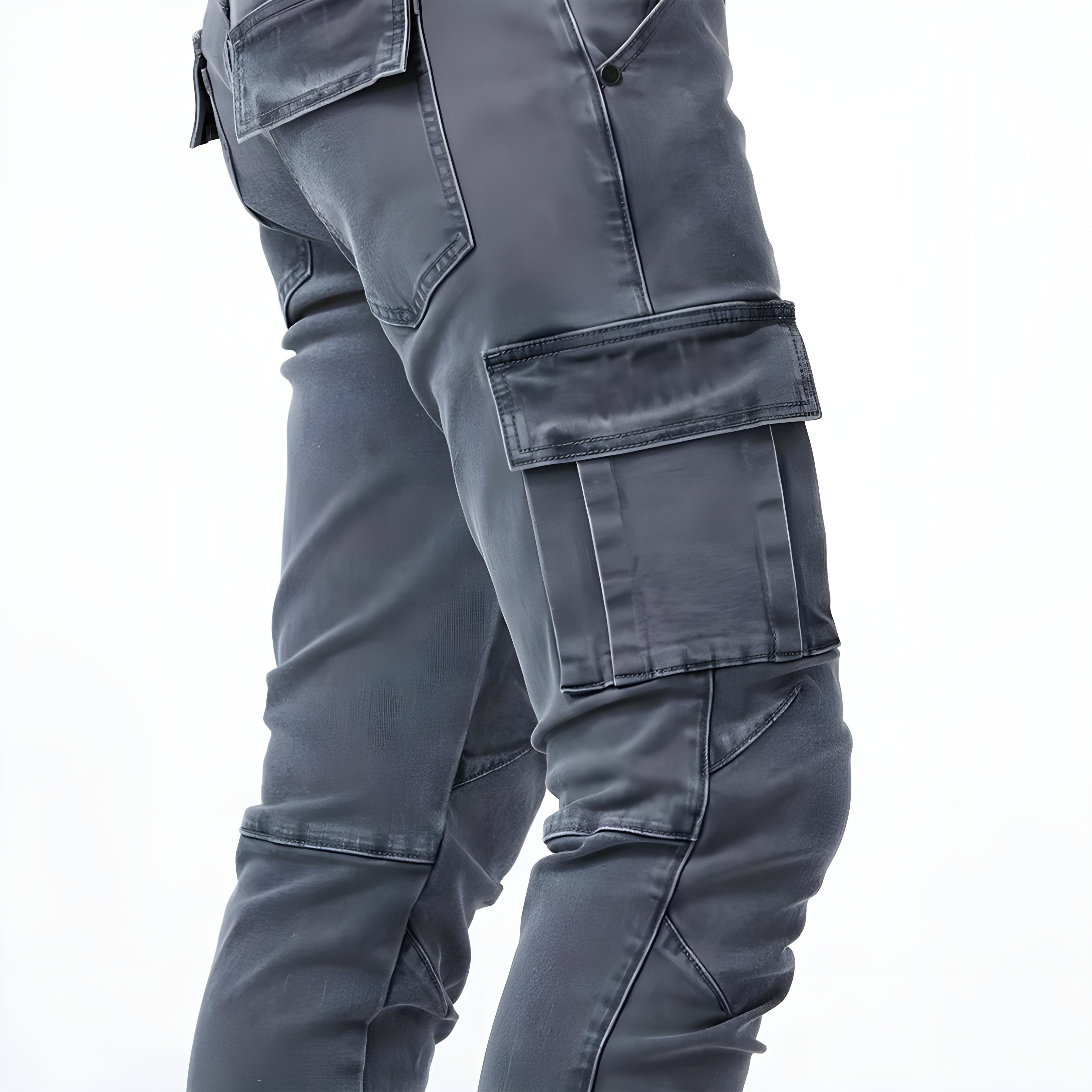 Bartosz - Pantalon Cargo En Denim élastique