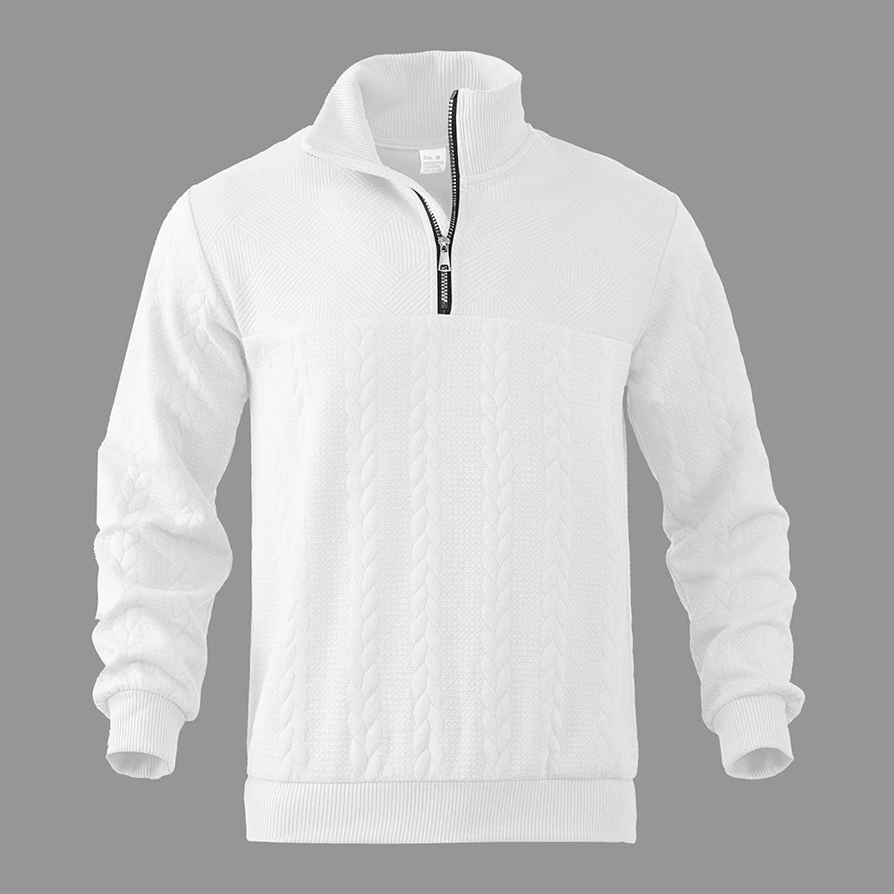 HENRY | SWEATSHIRT PREMIUM À ZIP QUART DE MANCHE