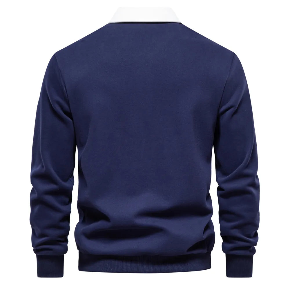 Eugen - Sweatshirt Classique d'hiver Style Polo