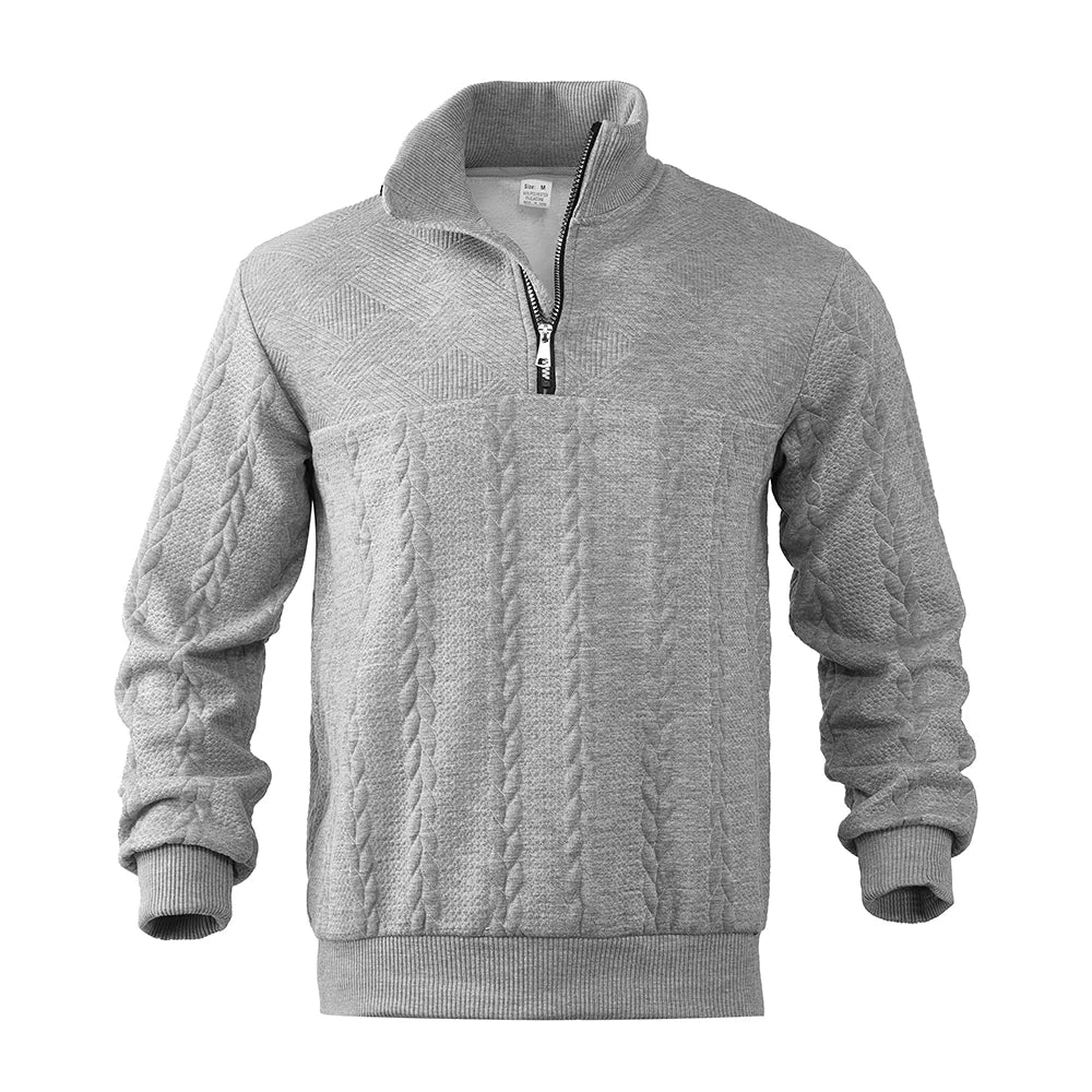 HENRY | SWEATSHIRT PREMIUM À ZIP QUART DE MANCHE