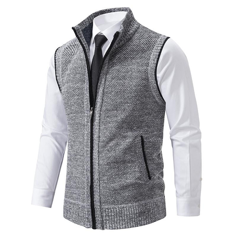 Bremer – Gilet polaire tricoté sans manches