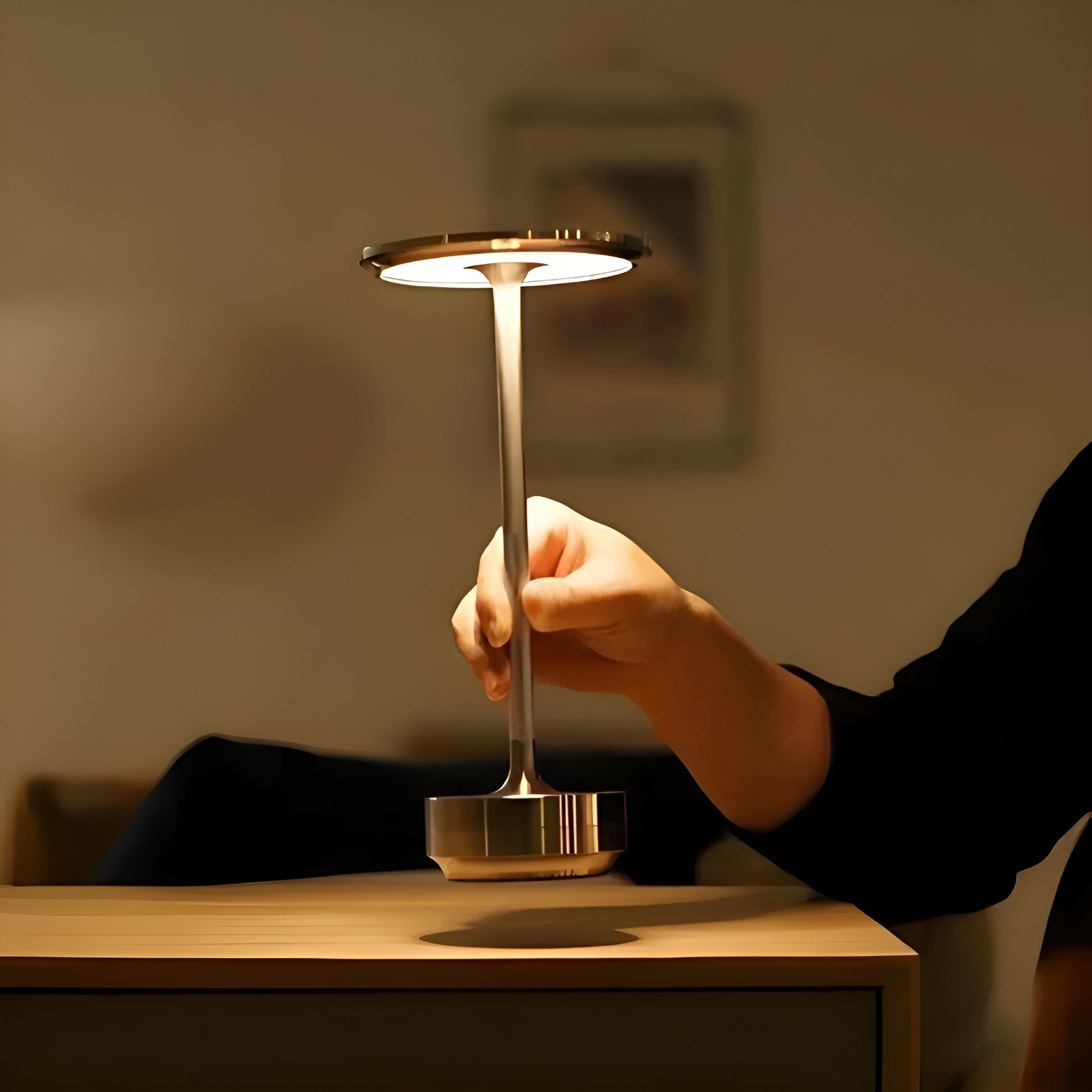 GlowPulse - Lampe De Table Sans Fil Et Rechargeable